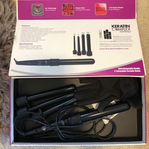 4-in-one keratin curling system by keratin complex
